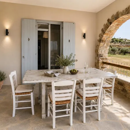 Villa Aetheras House - Aegean Views & Olive Grove *