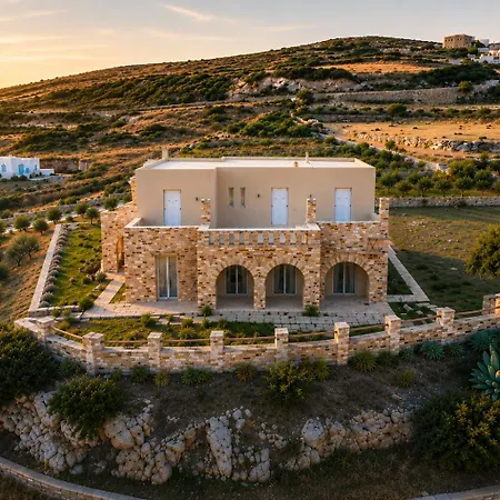 Villa Aetheras House - Aegean Views & Olive Grove Galanado